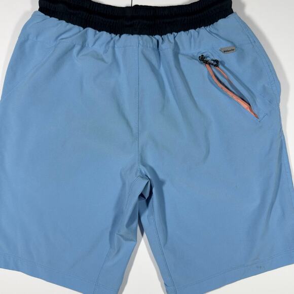 Avalanche Mens Woven Activewear Blue Shorts 7" Inseam Gym Hiking Size Small - Picture 4 of 8